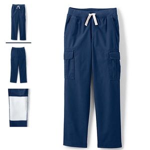 Boys Land’s End iron knee pull on cargo pants.